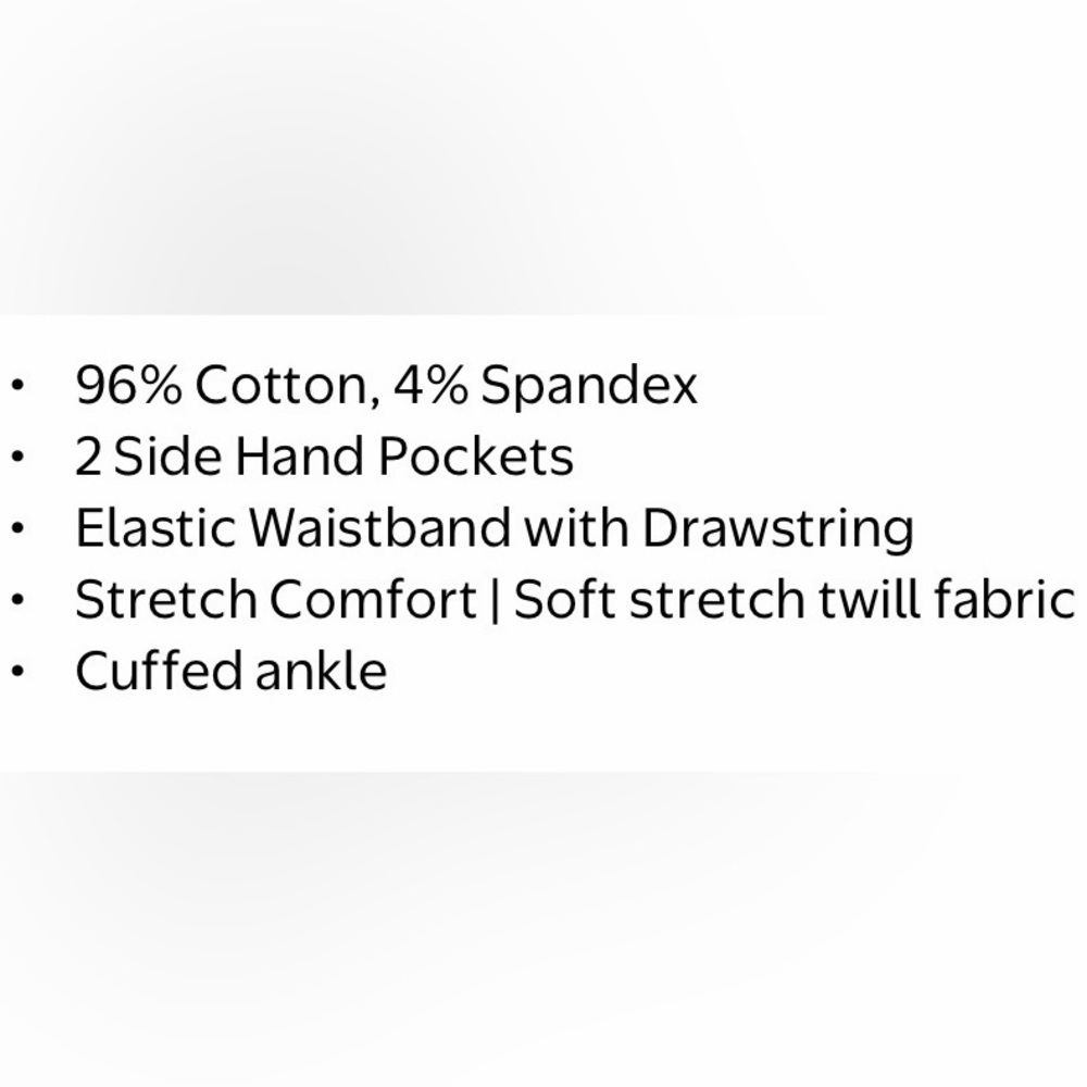 32 Degrees Cool Women's Black Drawstring Twill Jogger Pants - Picture 5 of 12